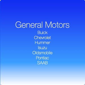 Auto parts from GM General Motors for Buick Chevrolet Hummer Isuzu Oldsmobile Pontiac and SAAB