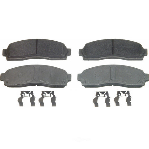 New set of Wagner ThermoQuiet semi metallic front disk brake pads for select 2001-2011 Ford, Mercury and Mazda trucks and SUVs MX833