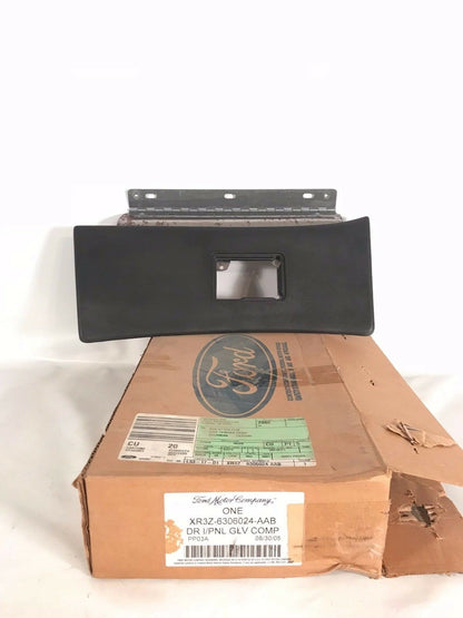 New glove box door for 1999-2004 Mustang in Midnight Black, XR3Z-6306024-AAB