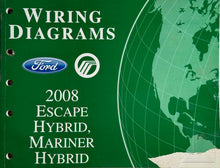 NEW NOS Ford factory service manual:2008 Escape/Mariner Hybrid Wiring Diagrams
