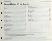 NEW NOS Ford factory service manual:2008 Escape, Mariner Wiring Diagrams
