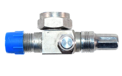 NEW A/C Compressor fitting Rotolock #10 w/back seat valve & side service port