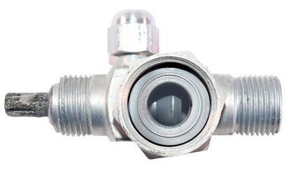 NEW A/C Compressor fitting Rotolock #10 w/back seat valve & side service port