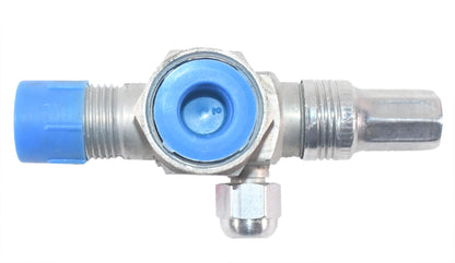 NEW A/C Compressor fitting Rotolock #10 w/back seat valve & side service port