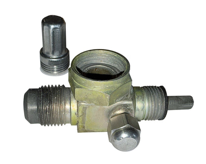 New Rotolock Backseat low side service valve w/#10 Male flare thread 117828C91