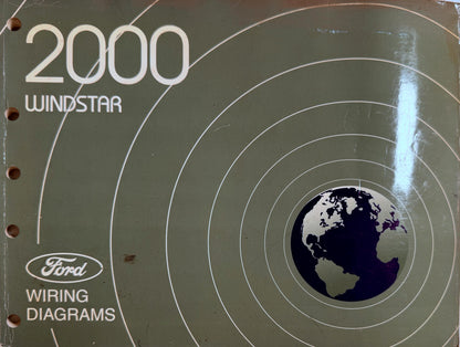 NEW NOS Ford factory service manual:2000 Ford Windstar Wiring Diagrams