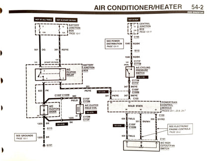 NEW NOS Ford factory service manual:2000 Ford Windstar Wiring Diagrams