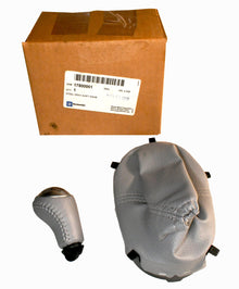 New shift knob and boot gray leather for 2005-2007 C6 Corvette w/MT 17800061