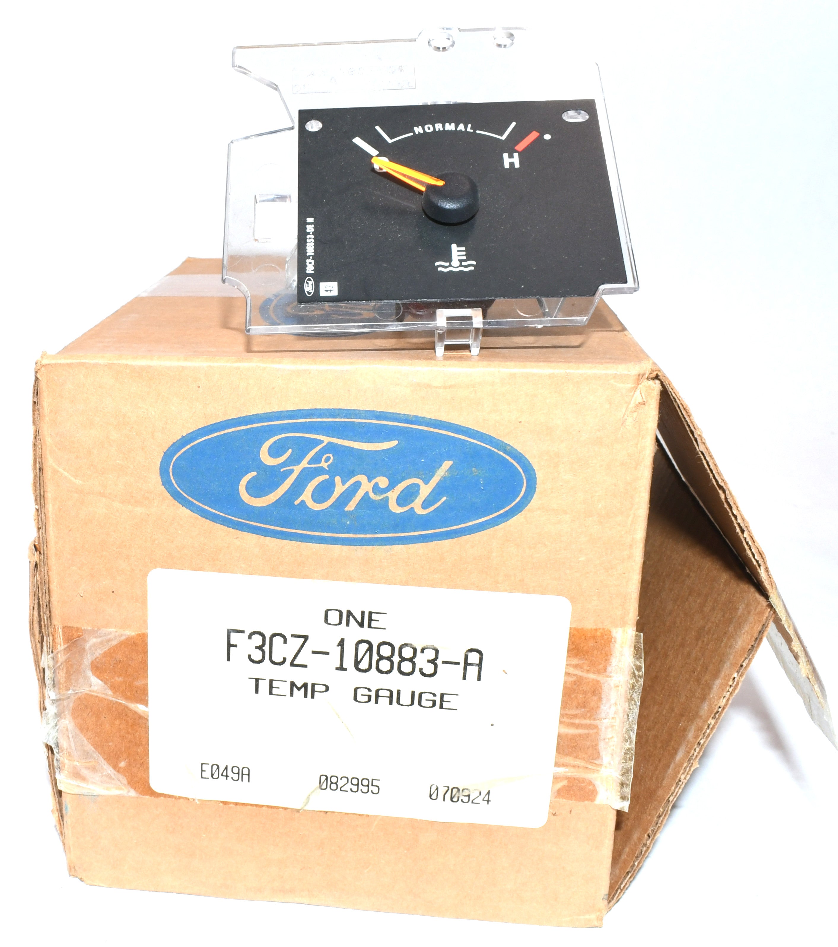 NEW NOS Ford temperature gauge for 1994 Escort, Tracer w/o Tach F3CZ-10883-A