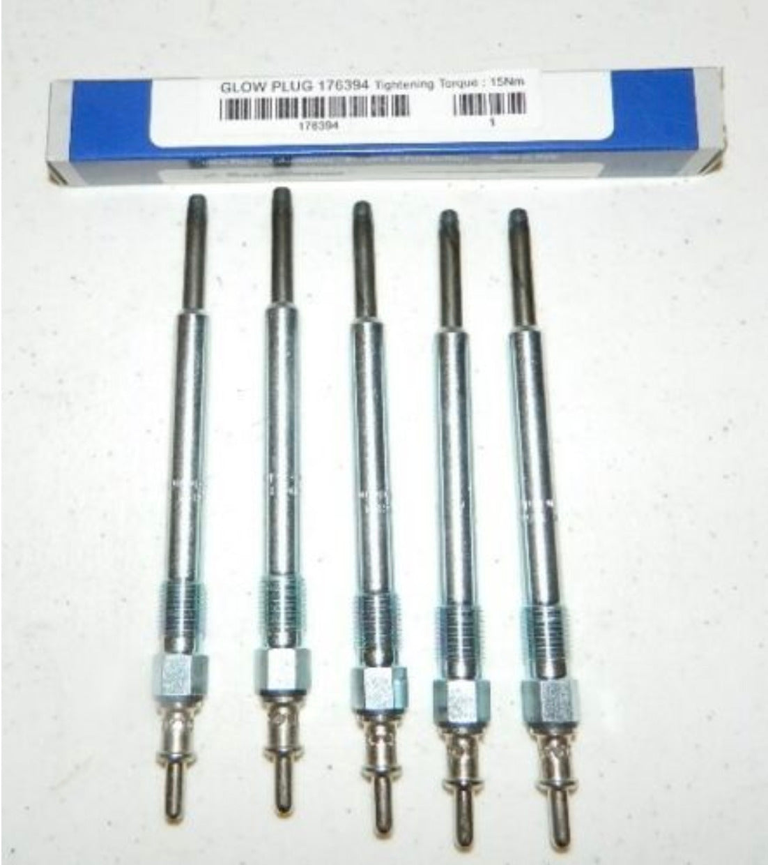 New set of 5 glow plugs for 2003-2006 Dodge/Freightliner Sprinter w/ 2.7L Diesel from Borg-Warner 176394