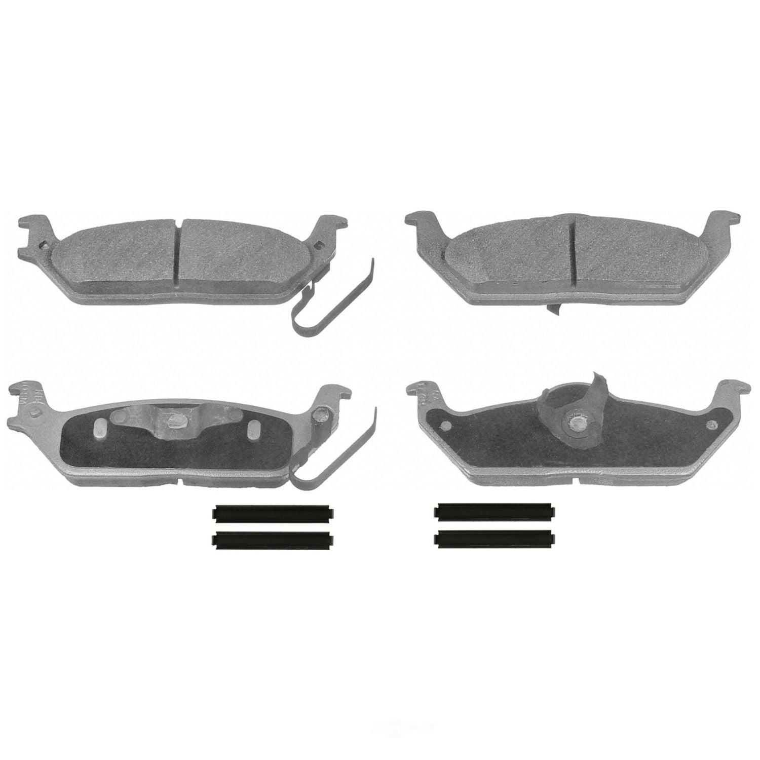 New set of Wagner ThermoQuiet rear semi metallic disk brake pads for 2006-2011 F-150 & 2006-2008 Lincoln Mark LT MX1012A