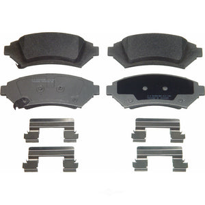 New set of Wagner ThermoQuiet semi metallic front disk brake pads for select GM cars 1997-2005 MX818