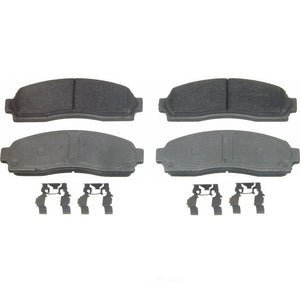 New set of Wagner ThermoQuiet semi metallic front disk brake pads for select 2001-2011 Ford, Mercury and Mazda trucks and SUVs MX833
