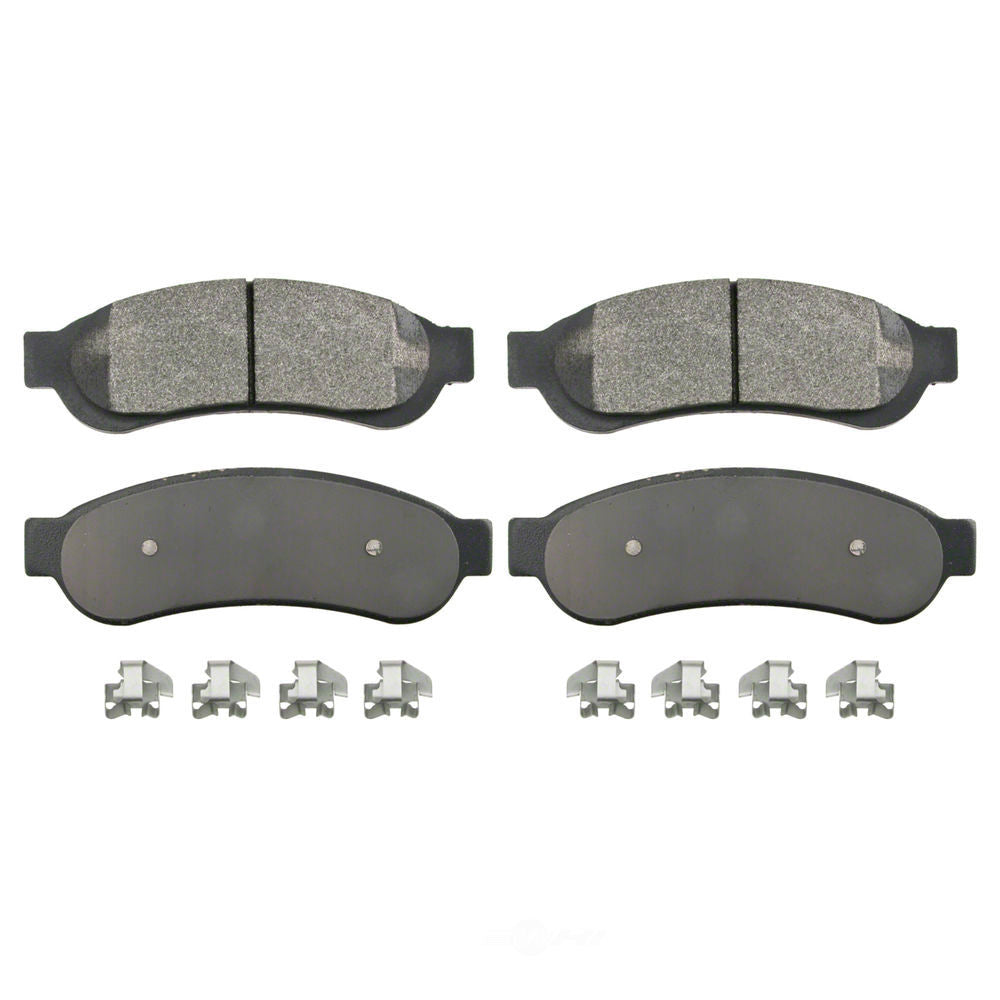 New set of Wagner Severe Duty semi metallic rear disk brake pads for 2005-2008 Ford F-350 Super Duty, Lobo SX1067