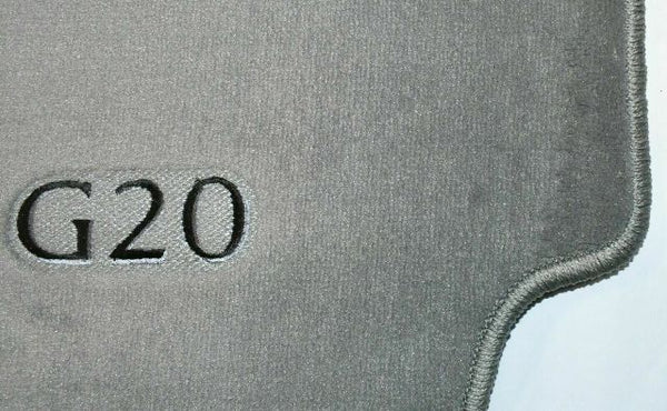 NEW set of 4 Genuine Infiniti logo floor mats 1991-1996 G20 Gray 999E2-PD00GPR