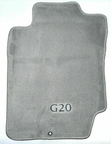 NEW set of 4 Genuine Infiniti logo floor mats 1991-1996 G20 Gray 999E2-PD00GPR