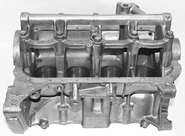 Bare engine block for 1973-1979 Honda Civic w/1169cc EB1 or 1237cc EB2 engine from Topline Automotive Engineering