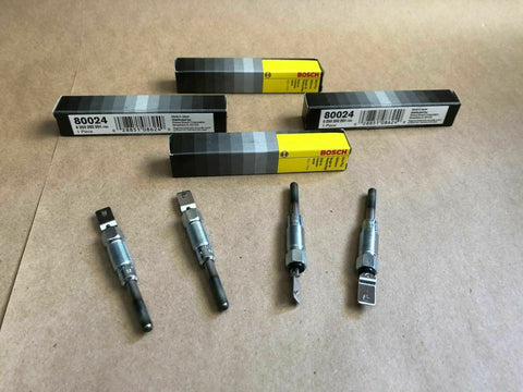 Set of 4 Glow Plugs 1983-87 Ford F-,E-Series 6.9L 420cid 80024 E3TZ-12A342-A