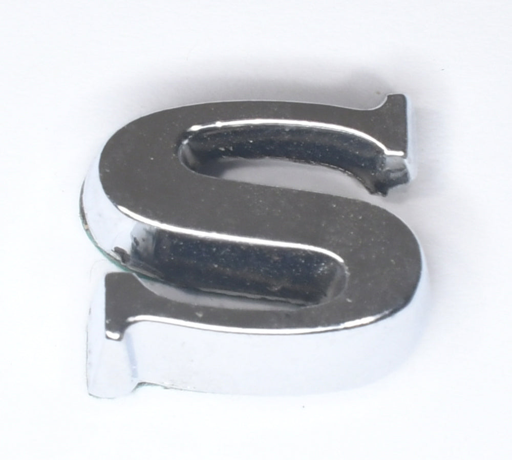 New trunk lid emblem letter "S" for 1971-1973 Mustang D1ZZ-6540282-C