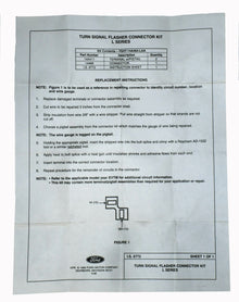 New turn signal connector repair kit for Ford L series trucks F5HZ-14A464-LA