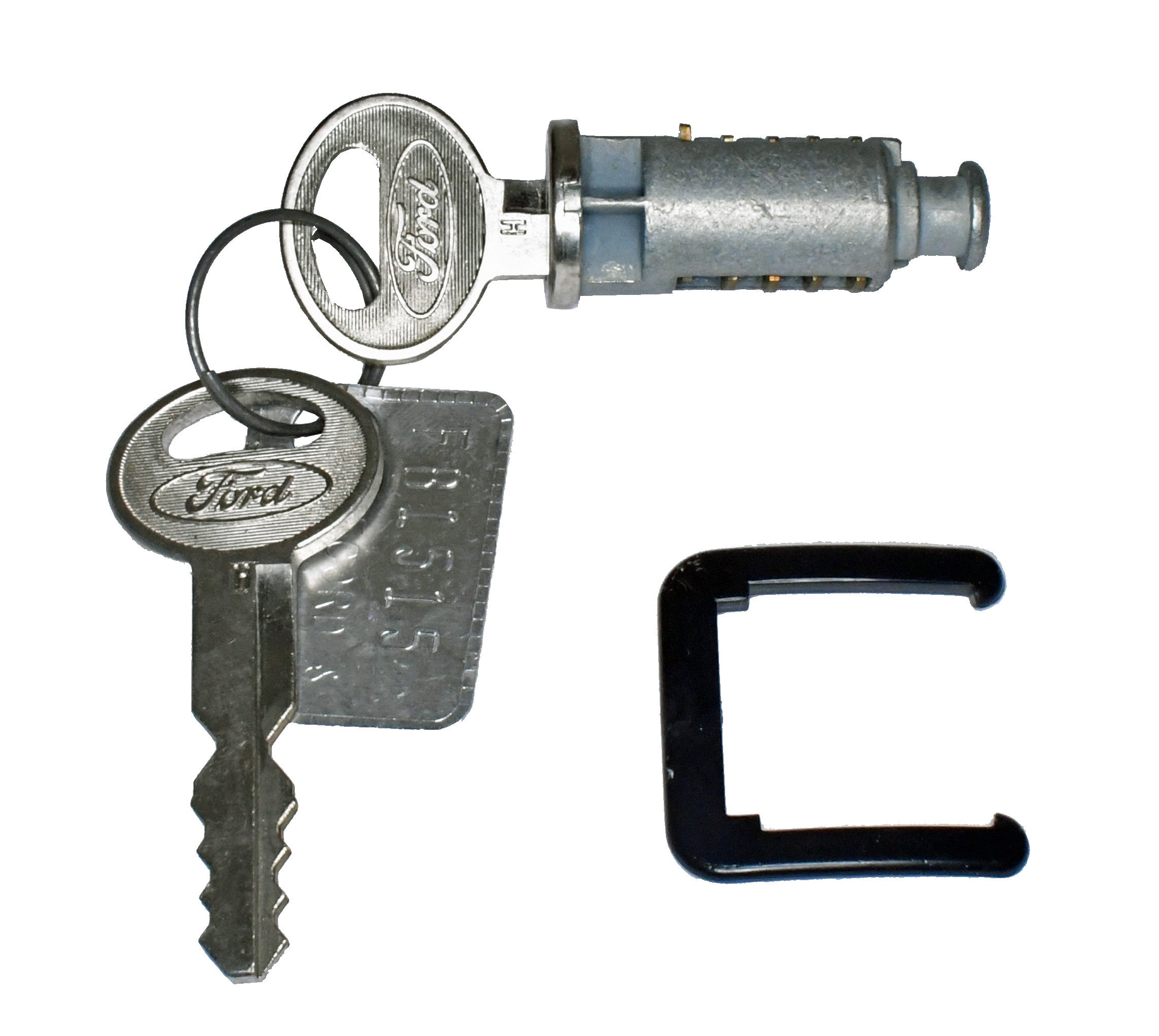 New glove compartment lock set for 1979-1983 Mustang, Fairmont D8BZ-7406081-A