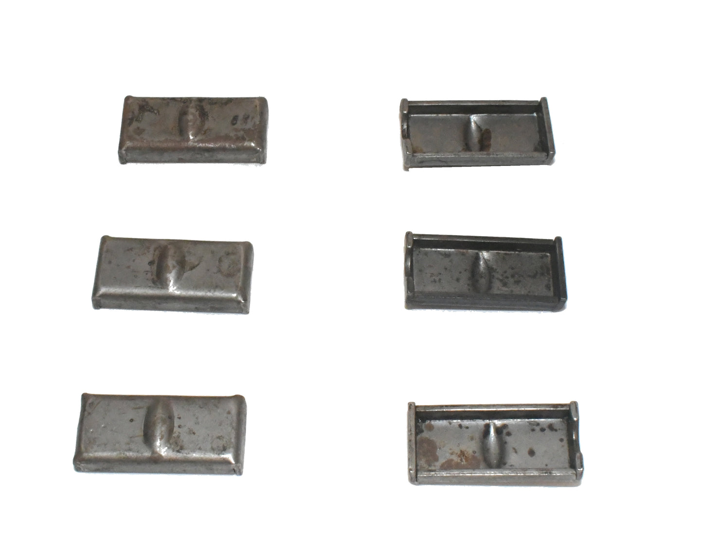 Set of 6 1st-2nd gear synchronizer hub sliders for Ford Toploader C4AZ-7A044-B