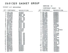 New full overhaul gasket set for Cat 3408 engine from Sealed Power 260-1329