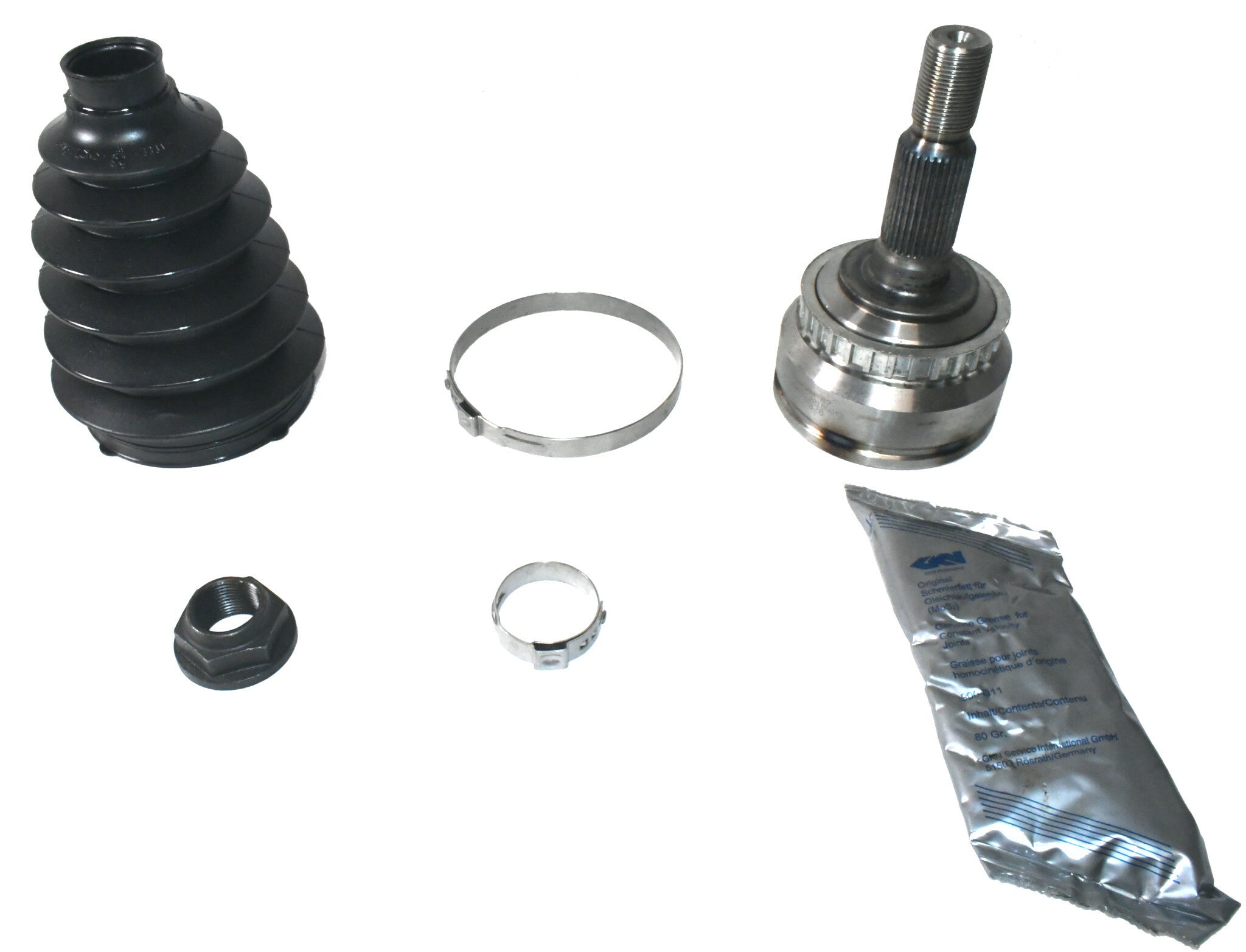 New outer CV joint kit for 1993-1998 SAAB 900 Mk II & 1998-2002 9-3 from GKN 302459