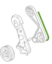 New timing cover gasket seal for 1984-1990 Ford w/2.3L engine D4FZ-6020-A